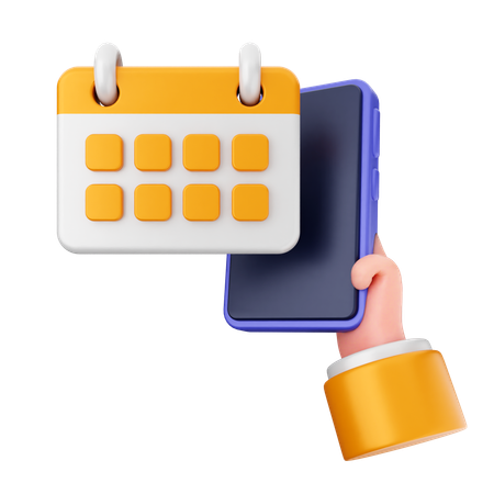 Calendário  3D Icon