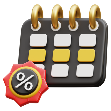 Calendario  3D Icon