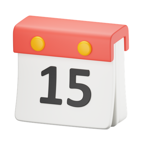 Calendário  3D Icon