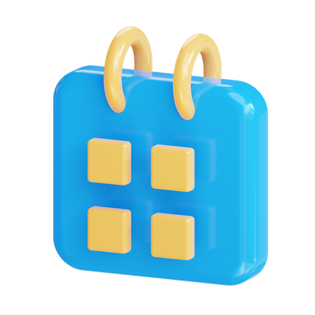 Calendário  3D Icon