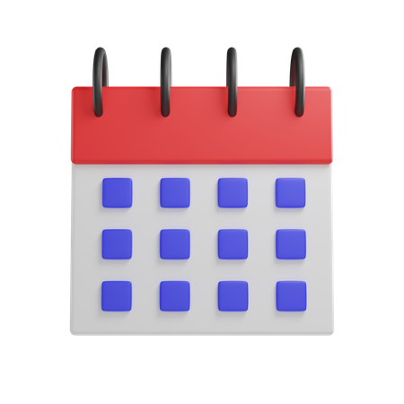 Calendario  3D Icon