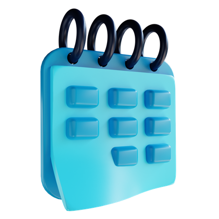 Calendário  3D Icon