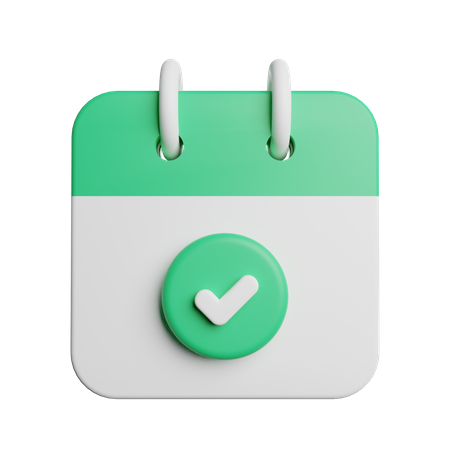 Calendário  3D Icon