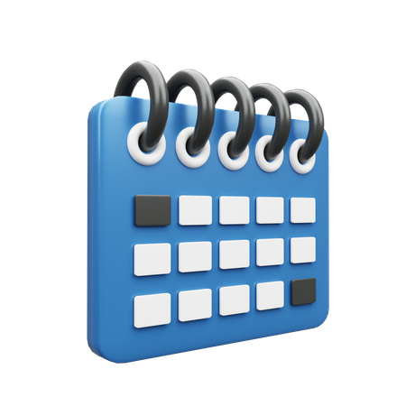 Calendario  3D Icon