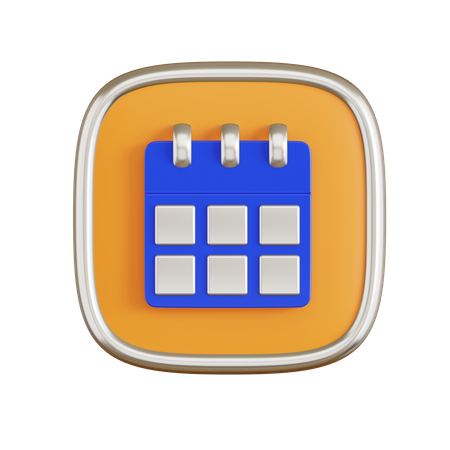 Calendário  3D Icon