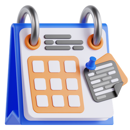 Calendário  3D Icon