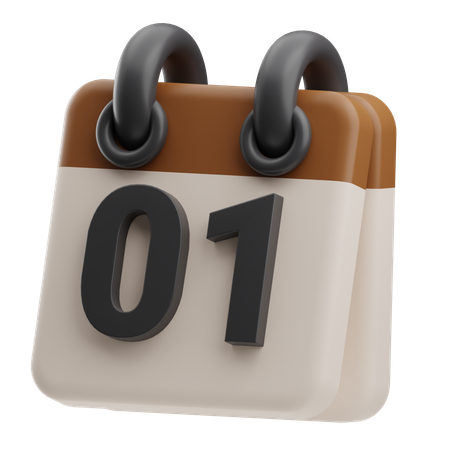 Calendário  3D Icon