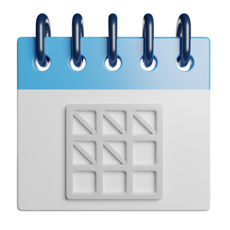 Calendário  3D Icon