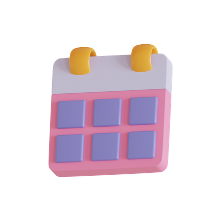 Calendario  3D Icon