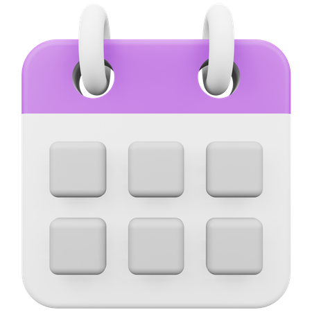 Calendario  3D Icon