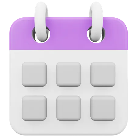 Calendario  3D Icon