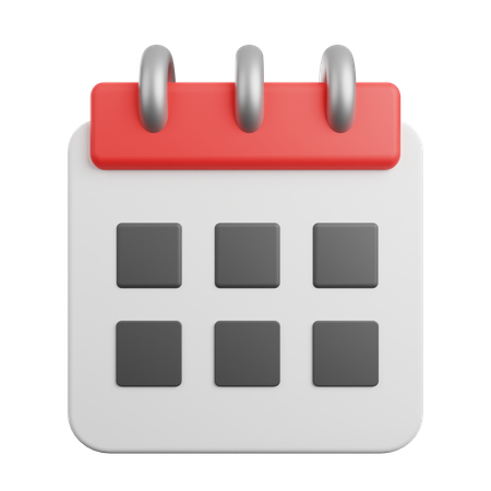 Calendario  3D Icon