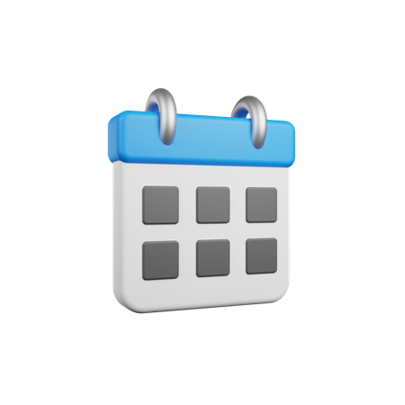 Calendário  3D Icon