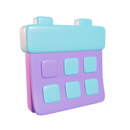 Calendario  3D Icon