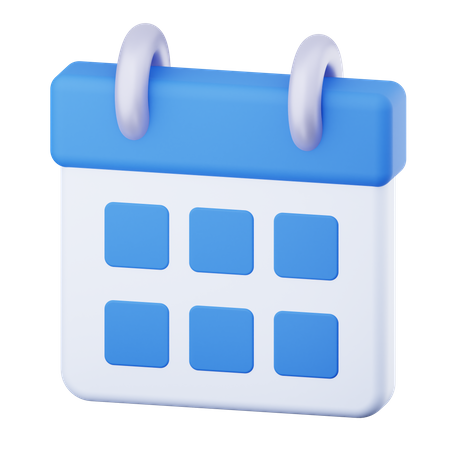 Calendario  3D Icon