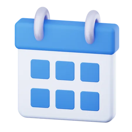 Calendario  3D Icon