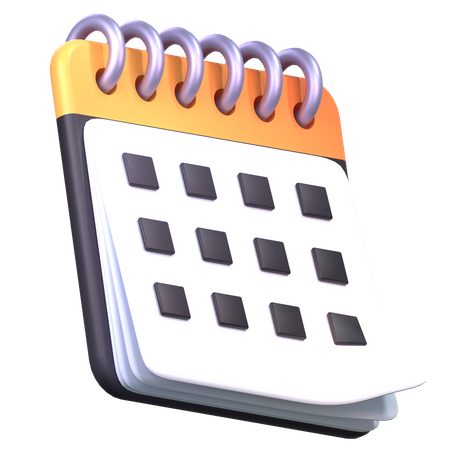 Calendario  3D Icon