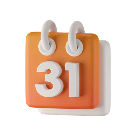 Calendario  3D Icon