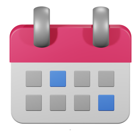 Calendario  3D Icon