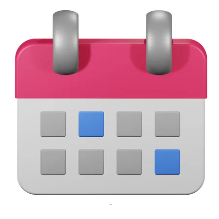 Calendario  3D Icon