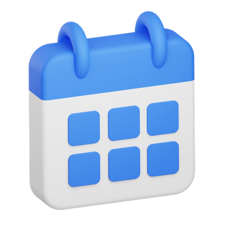 Calendario  3D Icon