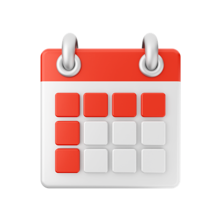 Calendario  3D Icon