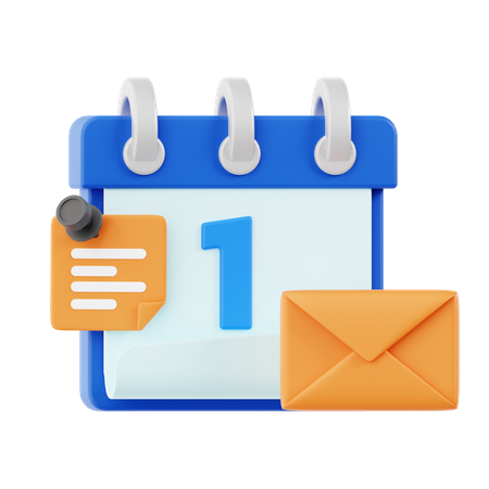 Calendário  3D Icon