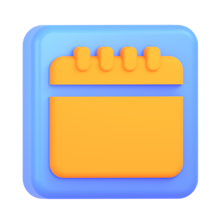 Calendario  3D Icon