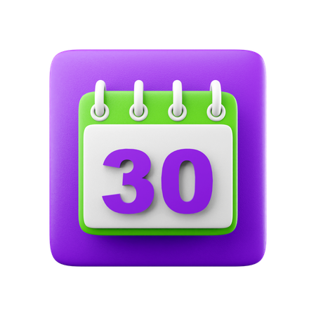 Calendário  3D Icon