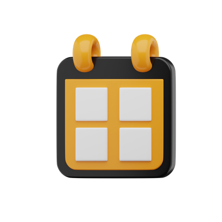 Calendario  3D Icon