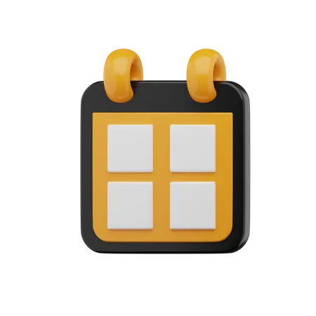 Calendario  3D Icon