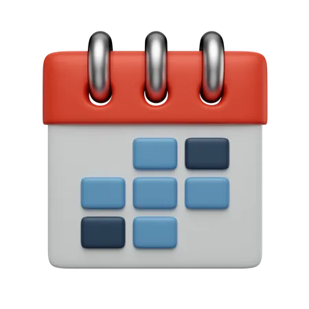 Calendario  3D Icon