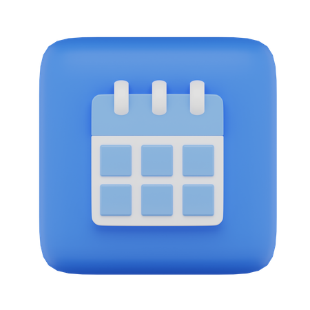 Calendário  3D Icon