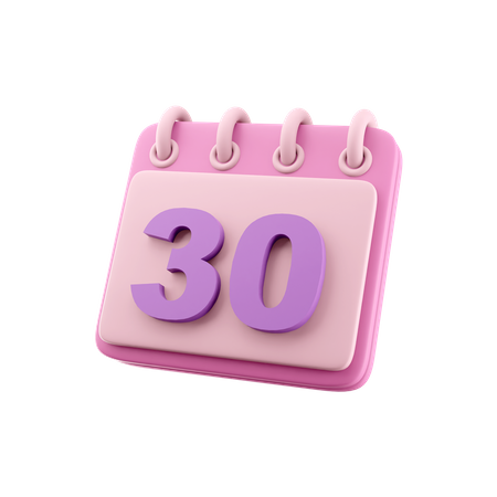 Calendario  3D Icon