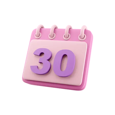 Calendario  3D Icon