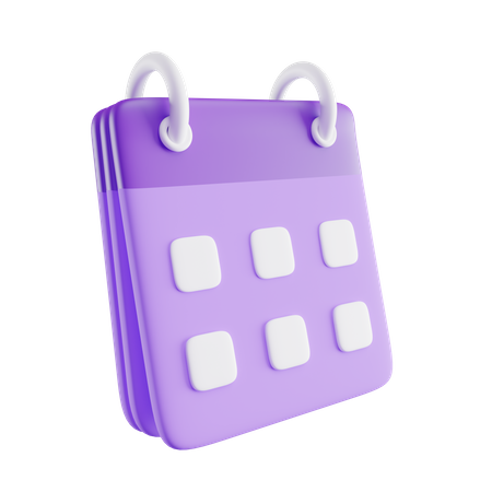 Calendário  3D Icon