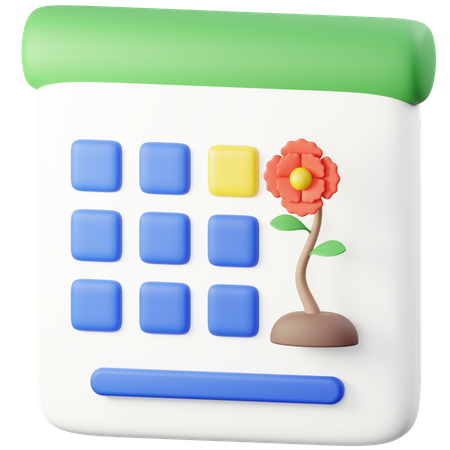 Calendario  3D Icon