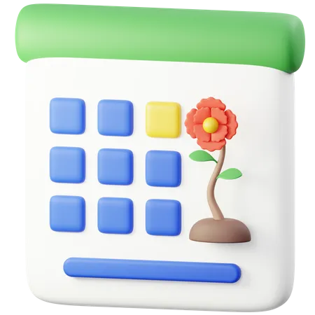 Calendario  3D Icon