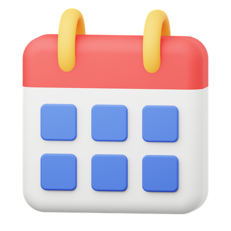 Calendário  3D Icon