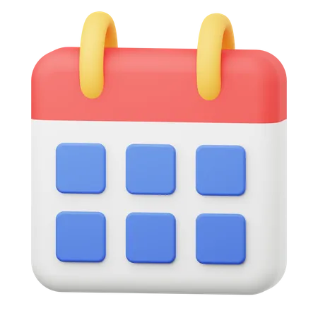 Calendário  3D Icon