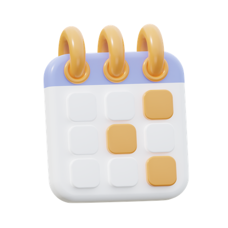 Calendário  3D Icon