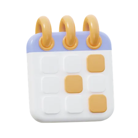 Calendário  3D Icon