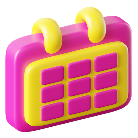 Calendário  3D Icon