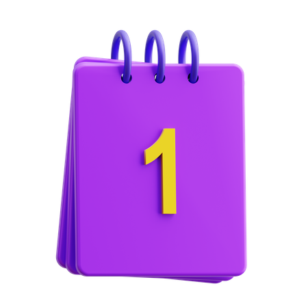 Calendário  3D Icon