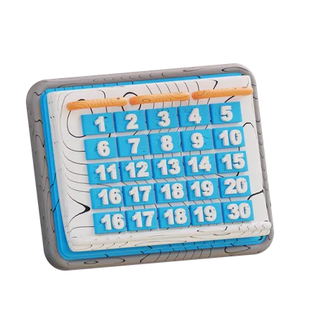 Calendario  3D Icon