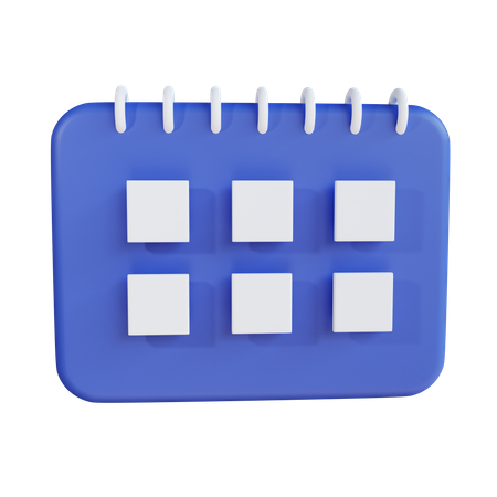 Calendario  3D Icon