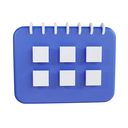 Calendario  3D Icon