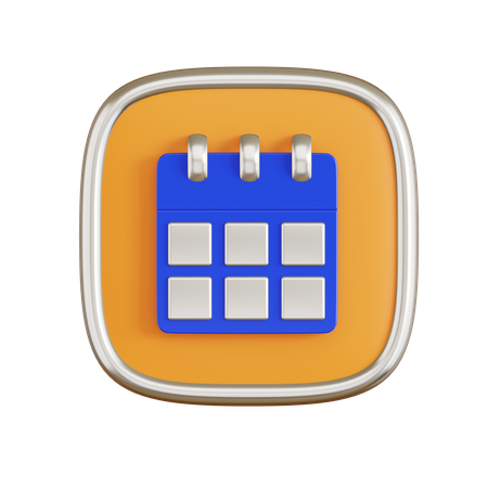 Calendário  3D Icon