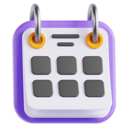 Calendário  3D Icon