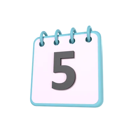 Calendario  3D Icon